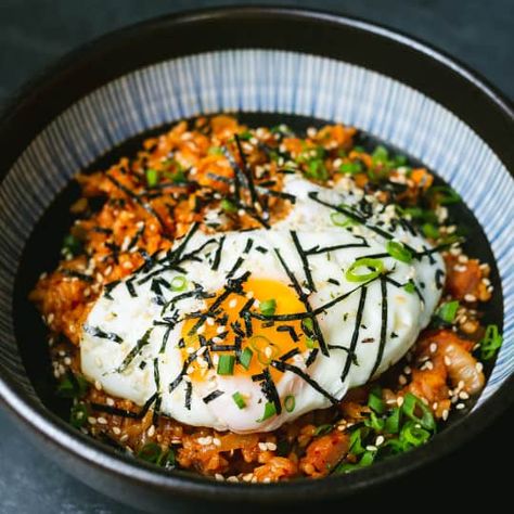 Kimchi Bokkeumbap (Kimchi Fried Rice) for Two | Cook's Illustrated Kimchi Bokkeumbap, Beef Bulgogi Recipe, Cabbage Kimchi, American Test Kitchen, Fermented Kimchi, Bulgogi Recipe, Kimchi Fried Rice, America's Test Kitchen Recipes, Cooks Illustrated