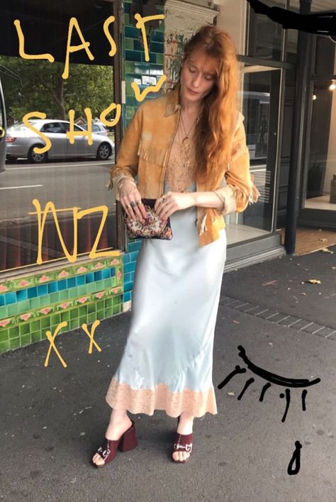 70s Western Fashion, Jack Core, Florence Welch Style, Florence Fashion, Spring Months, Quoi Porter, Florence Welch, Fall Inspo, Celeb Style