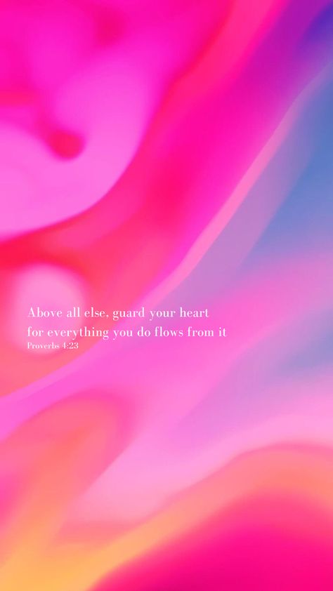 Bible Study Wallpaper Aesthetic, Proverbs 4 23 Wallpaper Aesthetic, Hot Pink Bible Verse Wallpaper, Colorful Bible Verses Wallpaper, Simple Wallpapers Pink, Christian Valentines Wallpaper, Pink Scripture Wallpaper, Proverbs 4 23 Wallpaper, Loveyourself Wallpaper