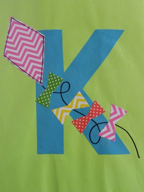 the vintage umbrella: Preschool Alphabet Projects... Letters I-P Letter K Crafts, Preschool Letter Crafts, Alphabet Crafts Preschool, Abc Crafts, Alphabet Letter Crafts, The Letter K, Preschool Alphabet, K Crafts, Preschool Projects