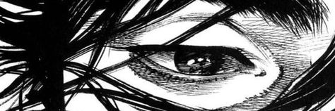 Musashi Miyamoto Banner, Vagabond Eyes, Vagabond Banner, Vagabond Panels, Sasaki Kojiro Vagabond, Manga Headers, Takehiko Inoue Art, Sasaki Kojiro, Anime Header