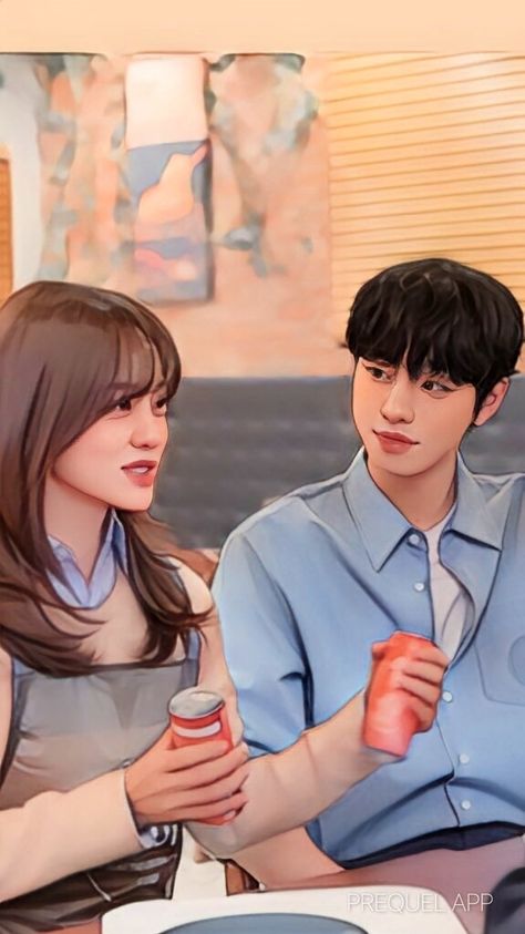 Kdrama Animation, Attitude Stylish Boys Pic, Good Insta Captions, Korean Best Friends, Kpop Drawings, Korean Couple, Korean Drama Best, Business Proposal, Cute Couple Art