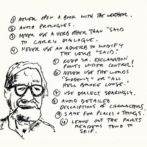 Elmore Leonard: On Writing Elmore Leonard, Writer Tips, Henry Miller, Writers Write, John Travolta, Famous Authors, George Orwell, Writing Life, Writers Block