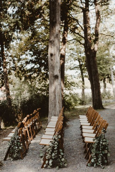 Forest Wedding Ceremony, Wedding Aisle Outdoor, Ceremony Aisle, Fun Wedding Decor, Wedding Organizer Planner, Wedding Aisle Decorations, Outdoor Wedding Decorations, Aisle Decor, Wedding Aisle