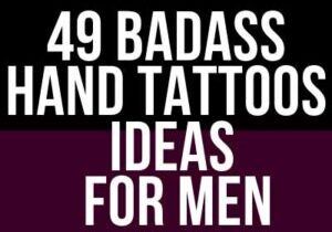 49 Badass Hand Tattoos Ideas for Men Unique Collection Hand Tattoo Designs Men Unique, Tattoo Designs For Hand, Side Hand Tattoos For Guys, Hand Tattoos Ideas, Birth Month Symbols, Hand Tattoos Pictures, Cross Tattoo On Hand, Bible Quote Tattoos, Hand Tattoo Images