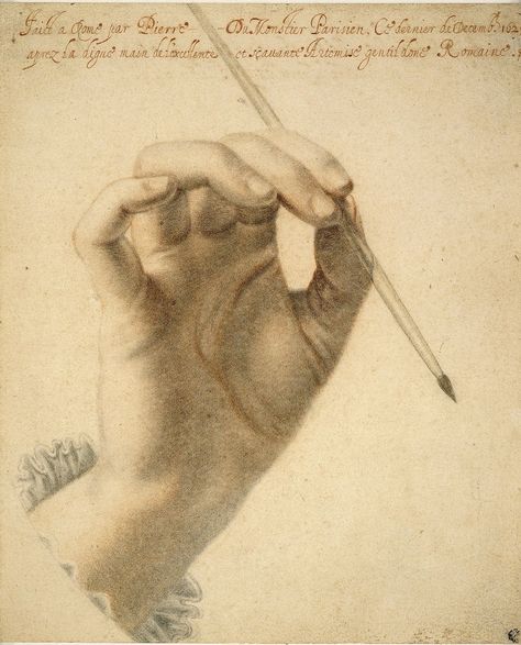 Artemisia Gentileschi, Istoria Artei, Show Of Hands, Italian Baroque, Brush Drawing, Red Art, Ex Libris, Hand Art, British Museum