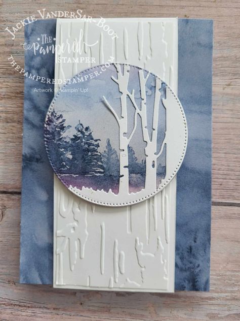 Country Flowers, Sympathy Cards Handmade, Tree Stamp, Stampin Up Christmas Cards, Stampin Up Christmas, Tree Cards, Stamping Up Cards, Christmas Cards To Make, Winter Cards