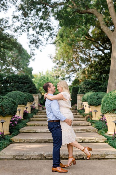 Engagement Photos Dallas Arboretum, Dallas Arboretum Photoshoot, Dallas Arboretum Engagement Photos, Fiance Photoshoot, Arizona Engagement, Couple Engagement Pictures, Dallas Arboretum, Anniversary Photoshoot, Engagement Locations