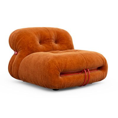 Dive into a world of elegance with the Soriana sofa replica. This piece, celebrated for its modern yet luxurious design, promises not just a seating solution but an experience of opulence and relaxation Leather Type: Orange Microsuede | Trule Microfiber / Microsuede Bean Bag Chair & Lounger Microfiber / Microsuede in Orange / Red / Brown | 26 H x 34 W x 42 D in | Wayfair