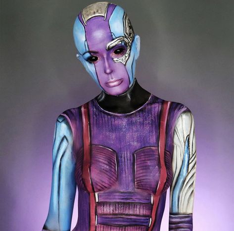 31 Days, Costume Makeup, A Character, Body Painting, Beautiful Paintings, Halloween Makeup, Cyberpunk, Body Art, Makeup Artist