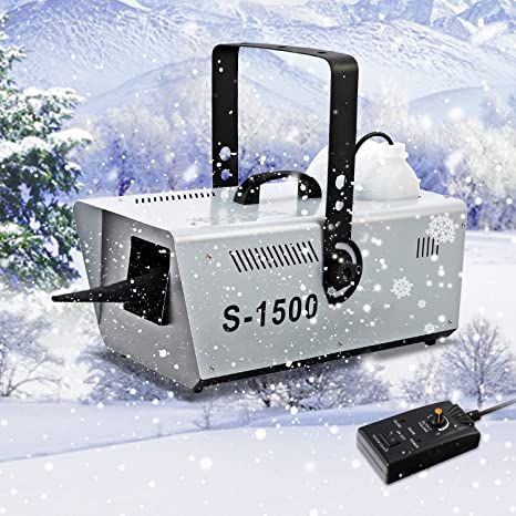 AmazonSmile: TCFUNDY Snow Machine 1500W Snow Making Machine Snowflake Maker for Christmas Wedding Kids Party Stage Effect with Wired Remote Control : Musical Instruments Snow Making Machine, Snowflake Maker, Snow Maker, Snow Making, Snow Machine, Artificial Snow, Fog Machine, Fake Snow, How To Make Snow