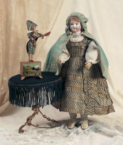 Fa'vours in Candlebeam Rooms: 143 French Bisque Poupee by Huret Porcelain Doll Makeup, Victorian Toys, Antique Porcelain Dolls, Antique Dollhouse, Lady Doll, Antique Fashion, Victorian Dolls, French Dolls, Old Dolls