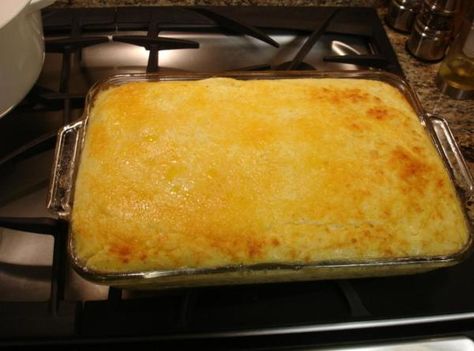 Garlic Cheese Grits Casserole Recipe Garlic Cheese Grits, Cheese Grits Casserole, Grits Casserole, Cheesy Grits, Grits Recipe, Cheese Grits, Garlic Cheese, Baked Garlic, 9x13 Baking Dish