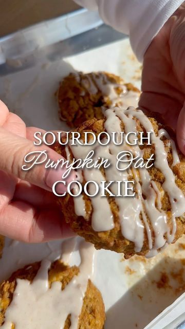 The Food Nanny on Instagram: "Sourdough Pumpkin Oat Cookie 🎃

Best Cookie For Fall👌🏻😋
Truly I can’t wait for you to try this recipe 🙌🏻 you will be just as obsessed as me 😘👏🏻

Comment PUMPKIN or RECIPE and I’ll send you the recipe in your DMs 💥❌⭕️❌⭕️

@bakinghive couldn’t love her more ! We are the dream team in the kitchen together 😋✨👏🏻💥🙌🏻 Thanks for coming up with amazing recipes 😘

#sourdoughstarter #discard #pumpkin #cookies #fall #pumpkincookies" Sourdough Cookies, Pumpkin Sourdough, The Food Nanny, Sourdough Pumpkin, Cookies Fall, Pumpkin Oats, The Dream Team, White Chocolate Chip Cookies, Cinnamon Milk