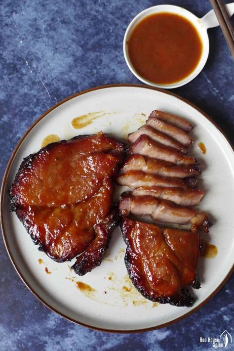 Chinese Entrees, Yay Recipes, Char Siu Sauce, Pork Shoulder Steak, Bbq Pork Recipes, Homemade Chinese, Chinese Bbq Pork, Cantonese Cuisine, Authentic Chinese Recipes