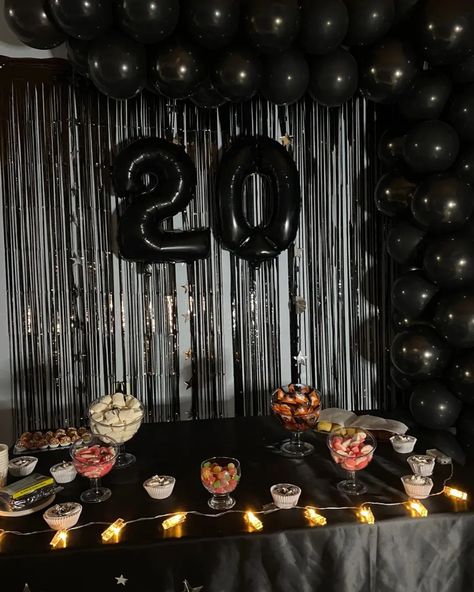 Guy Party Themes, Emo Party, Bride To Be Decorations, 20th Birthday Party, Birthday Ideas For Her, Bday Party Theme, Half Birthday, 21st Birthday Cake, 23rd Birthday