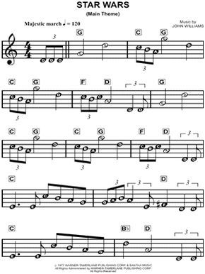 Basic Piano Sheet Music, Star Wars Piano, Star Wars Sheet Music, Keyboard Noten, Sheet Music For Beginners, Music For Beginners, Easy Sheet Music, Vocal Chords, Clarinet Music