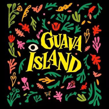 Caribbean Typography, Guava Island, Vibe Logo, Visual Hierarchy, Island Design, Club Design, Teaching Materials, Visual Content, Page Layout