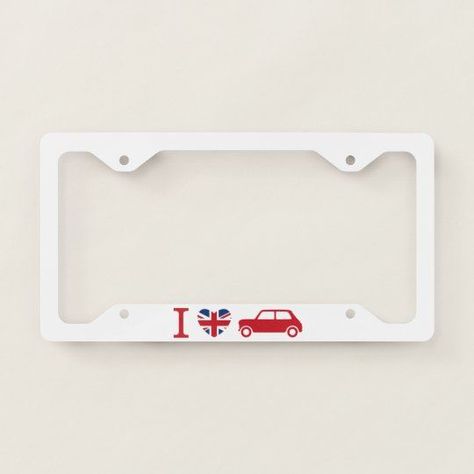 Mini Coopers, Custom Plates, License Plate Frame, Plate Frames, License Plate Frames, Mini Cooper, License Plate, Note Pad, Thank You Cards