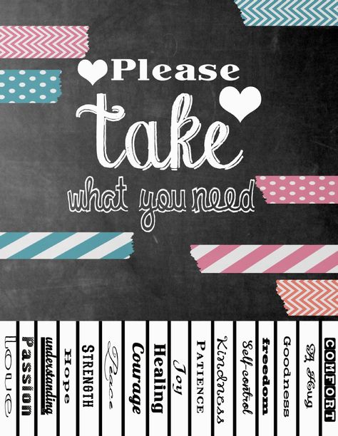 Please Take What You Need Printable Passive Programming, Passive Programs, Resident Adviser, Res Life, Residence Life, Resident Assistant, Take What You Need, Good Quotes, Ra Ideas