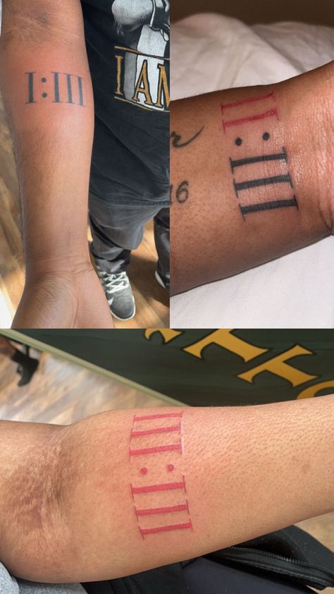 Sibling Tattoos, Roman Numeral, Roman Numerals, Tattoos