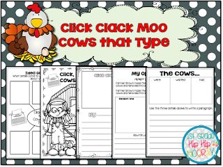 Click Clack Moo Activities, Click Clack Moo, Doreen Cronin, Doctor Birthday, Alphabet Recognition, Math Tools, Classroom Birthday, Literacy Games, Early Reading