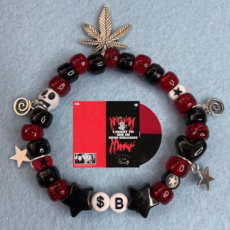 $ucideboy$ Kandi Bracelet   - handmade by me! -... - Depop G59 Bracelet, Sally Man, Kandi Bracelets, Handmade Bracelets, Custom Jewelry, Beads