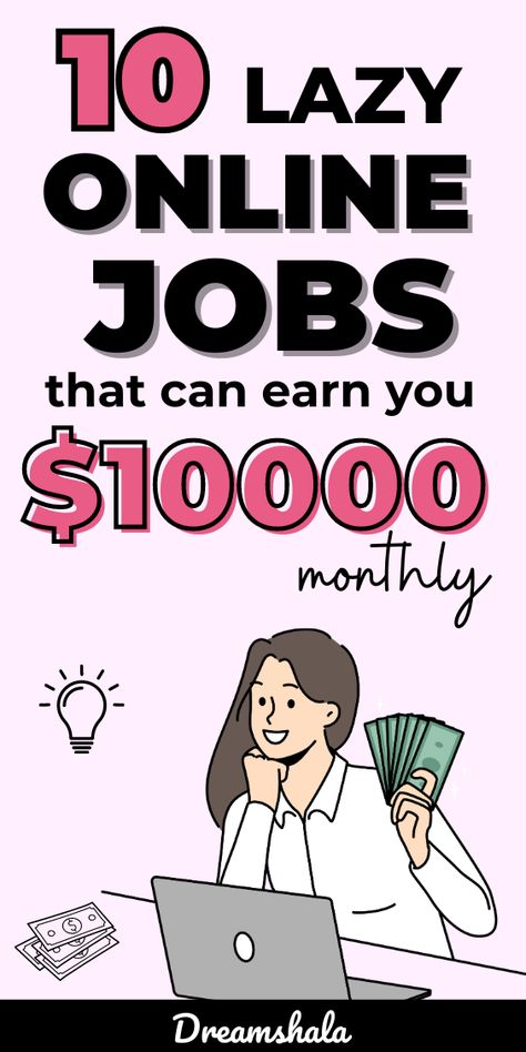 10 best online jobs to help you learn how to make money from home. Also, learn the legit ways to make extra money. Get top best real legitimate flexible high paying remote non phone part time and full time fee free late night work from home jobs and side hustle ideas that are perfect for beginners with no experience. #workfromhome #workfromhomejobs #onlinejobs #remotejobs #sidehustleideas #passiveincome #makemoneyfromhome #waystomakeextramoney #finance #career #education Late Night Work, Typing Jobs From Home, Job Tips, Work From Home Careers, Easy Online Jobs, Night Jobs, Finance Career, Typing Jobs, Night Work