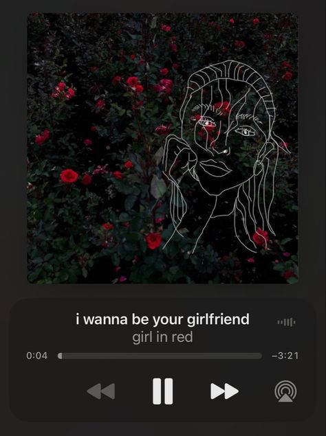 Fancy Song, I Wanna Be Your Girlfriend, Girlfriend Song, Girl In Red, Music Collage, Music Album Covers, Aesthetic Indie, Vibe Song, Music Album Cover