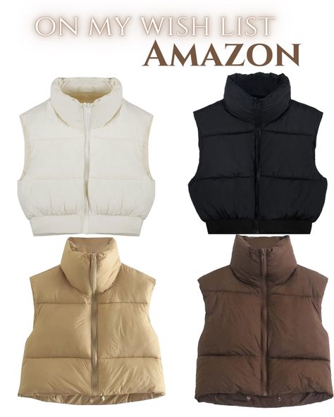 Puffer Vest Fashion, Outfits For Mexico, Sleeveless Puffer, Pajama Fashion, Easy Trendy Outfits, Casual Chic Outfit, Vest Outfits, Woman Standing, Winter Jackets Women