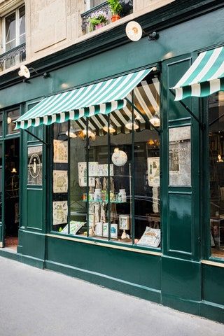 Terracotta Floor Tiles, Library Cafe, Paris Boutique, Terracotta Floor, Store Windows, Paris Shopping, Shop Fronts, Bakery Shop, Living In Paris