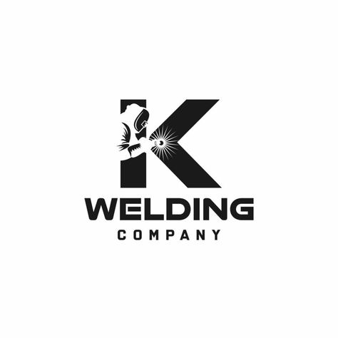 Welding Logo Design Ideas, Modern Logo Ideas, Welding Logo, Graphic Deisgn, The Letter K, Steel Framing, Tech Logo, Logo Minimalist, Welding And Fabrication