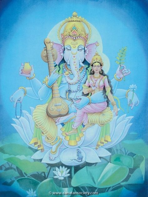 Divine Paintings, Om Gam Ganapataye Namaha, Ganesh Lord, Shri Ganesh Images, Ganpati Ji, Indian Art Gallery, Hindu Dharma, Lord Shiva Family, Lord Ganesha Paintings