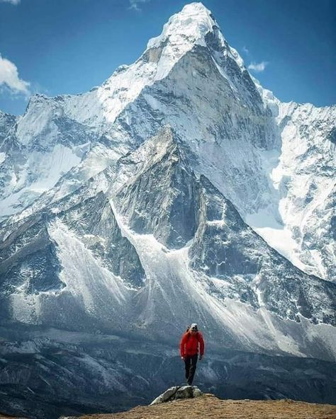 Ama Dablam, Monte Everest, Everest Base Camp Trek, Nepal Travel, Mountain Photos, Mountain Life, White Mountain, Alam Yang Indah, Beautiful Mountains