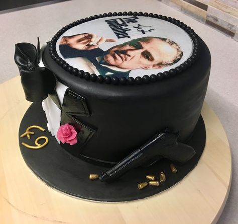 The Godfather cake The Godfather Cake Ideas, Godfather Cake, Cake Inspo, Edible Images, Event Ideas, The Godfather, Cakes And More, Themed Cakes, Birthday Cake