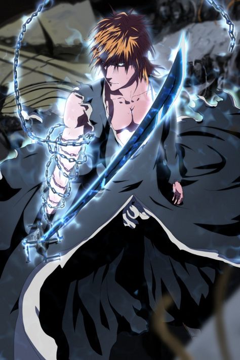 Ichigo's spiritual pressure Final Getsuga Tensho Wallpaper, Final Getsuga, Cloud Ff7, Ichigo Kurosaki Wallpaper, Anime Ichigo, Image Dbz, Byakuya Kuchiki, Bleach Anime Ichigo, Bleach Anime Art