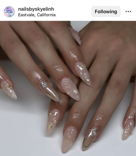 Japanese Jelly Nails, Natural Nails Manicure, Formal Nails, Really Cute Nails, Jelly Nails, Nails Manicure, Floral Nails, Nail Extensions, Nails Inspo