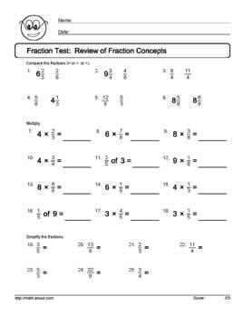 6th Grade Math Worksheets | Fraction worksheets Summer School Work, Summer Education, Level Of Understanding, Instructional Activities, Maths Worksheet, Learning Fractions, Elementary Worksheets, Montessori Teaching, Math Graphic Organizers