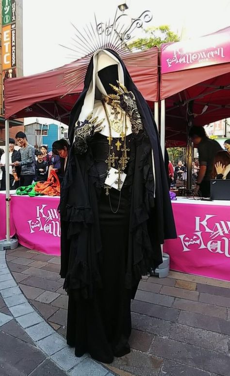 Nun Cosplay, Nun Outfit, Nun Costume, 영감을 주는 캐릭터, Fashion Costume, 인물 사진, Dark Fashion, Costume Halloween, Costume Design