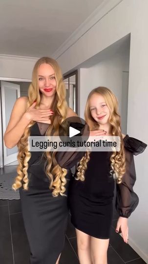 Legging Curls Tutorial, Legging Curls, Curls Tutorial, Curl Tutorial, Trendy Hairstyle, Hair Transformation, Trendy Hairstyles, Hair Hacks, Hair Trends