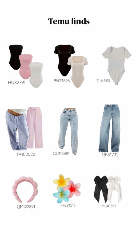 #temufinds #finds #temu #shein #outfits Temu Codes, Temu Finds, Shein Outfits, Outfits For School, School Outfits, Cute Outfits, Clothes