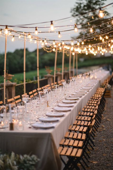 Magical 40th Birthday under the Stars | Events by Loukia Under The Stars Party, White And Gold Dress, Dinner Under The Stars, Beneath The Stars, Al Fresco Dinner, 40th Birthday Party, Star Party, 40th Birthday Parties, Wedding Dinner