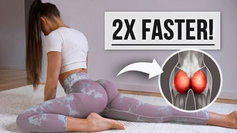 15 Min HEART SHAPED BOOTY Workout - Get Bigger Booty & Wider Hips! No Squats, No Equipment, At Home Bigger Buttocks Workout No Equipment, Workout But Bigger At Home, Exercise For Butts And Hips Workout, Exercises For Lower Buttocks, How To Get Big Glutes At Home, Food To Grow Your Buttocks, Bigger Hips Workout Gym, Buttocks Workout Bigger, Bigger Buttocks Workout Exercises At Home