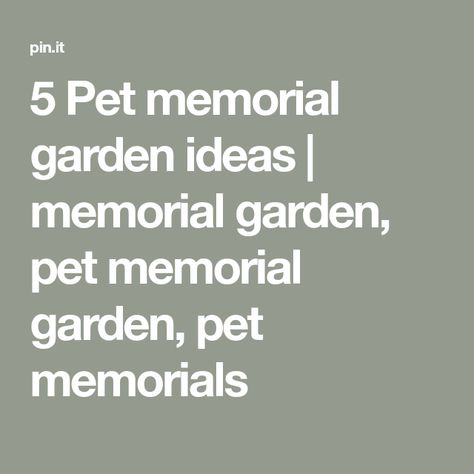 5 Pet memorial garden ideas | memorial garden, pet memorial garden, pet memorials Garden Memorial Ideas, Pet Memorial Garden Ideas, Small Memorial Garden Ideas, Memorial Garden Ideas, Memorial Garden Plaques, Garden Memorial, Pet Memorial Garden, Memorial Ideas, Fun Projects For Kids