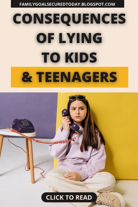 Lying Teenagers, Creative Consequences For Kids, Consequences For Not Listening, How To Tell If Someone’s Lying, Consequences For Teens, Consequences For Teenager Lying, Kids Lying, Telling Lies, Spoiled Kids