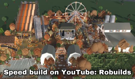 Fall Things To Build In Bloxburg, Pumpkin Patch Layout Bloxburg, Bloxburg Halloween Update, Halloween Town Bloxburg Layout, Bloxburg Festival Layout, Bloxburg Halloween Haunted House, Bloxburg Carnival Layout, Bloxburg Halloween Festival Layouts, Halloween Theme Park Bloxburg