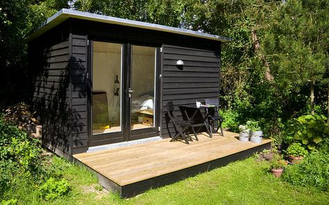 Creative Storage Ideas, Backyard Cabin, Contemporary Garden Rooms, Outdoor Shed, Cottage Tiny House, Garden Cabins, Converted Garage, Studio Shed, Wood Houses