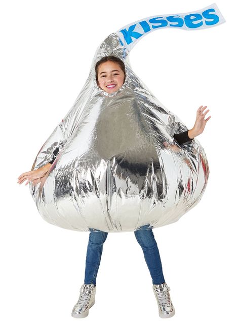 Buy Hershey Kiss Child Inflatable Costume at Walmart.com Hershey Kiss Costume, Blow Up Halloween Costumes, Kiss Costume, Candy Costumes, Hershey Chocolate Bar, Hershey Kiss, Inflatable Costumes, Halloween Costume Shop, Hershey Chocolate