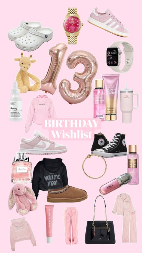 Wish list for 13 years old or any age! Hope you have a good birthday 🤍🤍 Bat Mitzvah Gifts, Old Christmas, Birthday Wishlist, Bat Mitzvah, Wish List, Christmas Wishlist, Christmas List, Christmas Presents, Birthday Wishes