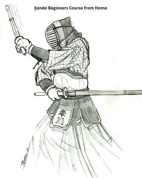 Kendo SA: Kendo training from home Kendo Drawing, Kendo Training, Samurai Training, Marshal Arts, Martial Arts Techniques, Japanese Warrior, Hapkido, 캐릭터 드로잉, Samurai Art